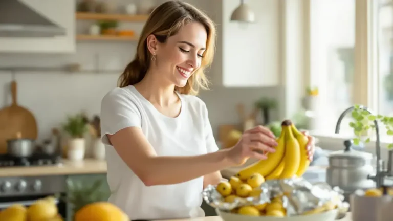 Bananen bleiben 2 Wochen frisch ohne braun zu werden dank eines oft übersehenen Alltagsgegenstands