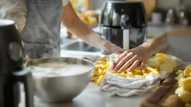Dieser Trick mit heißem Wasser macht Ihre Pommes aus der Heißluftfritteuse perfekt knusprig